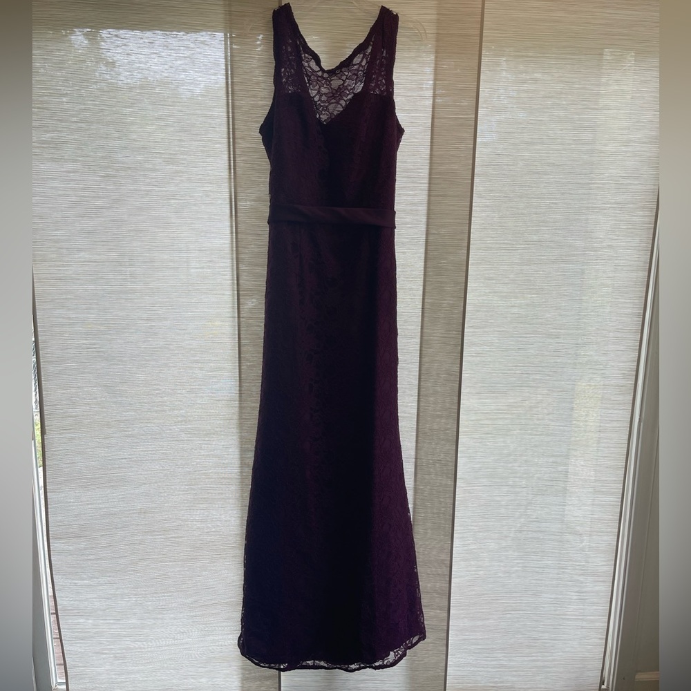 Mori Lee by Madeline Gardner Purple Bridesmaid Dress